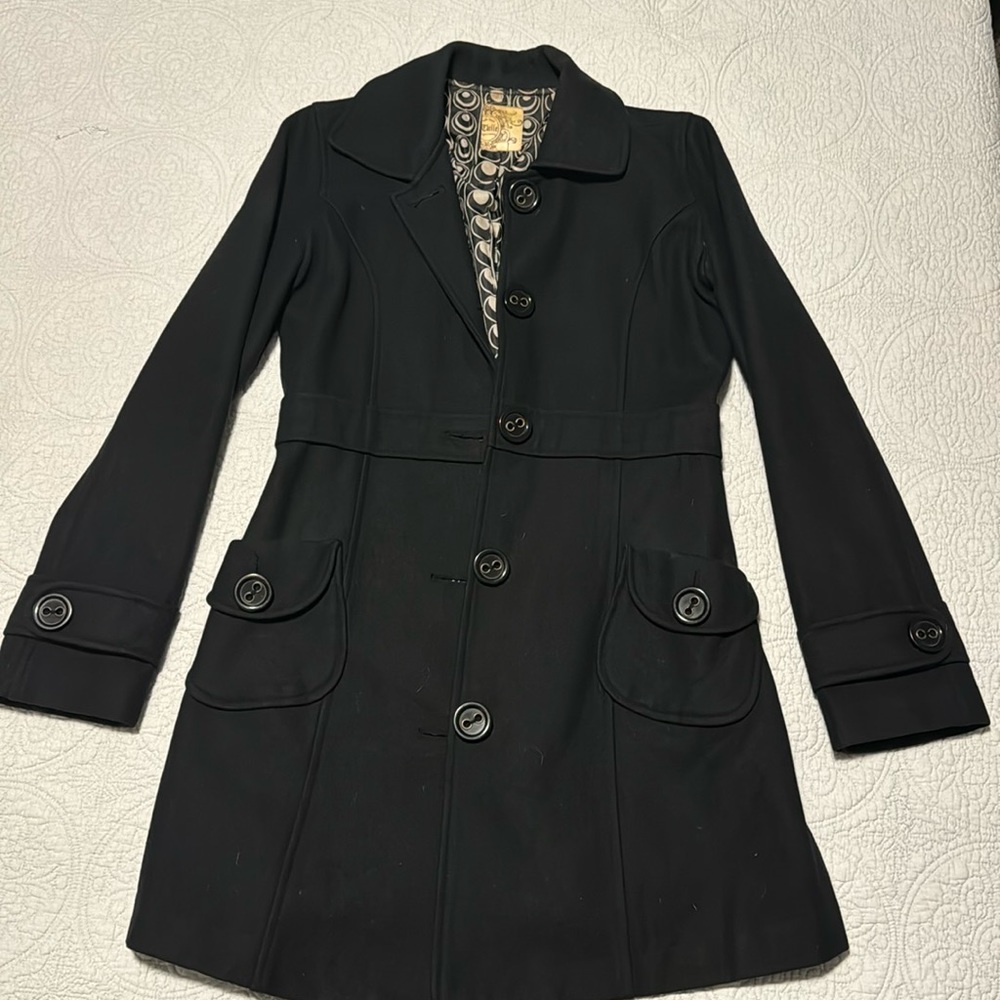 Women’s Black Wool Jacket Size S